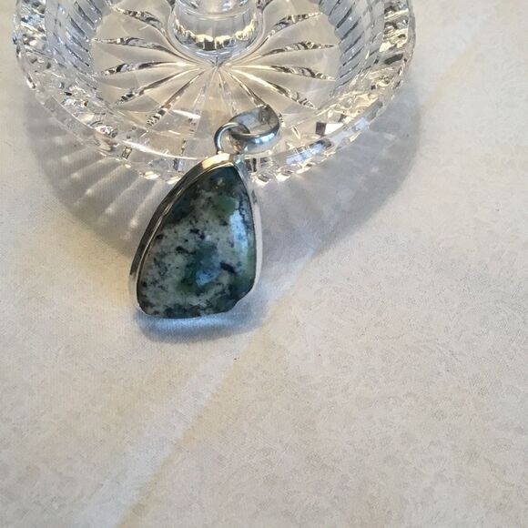 NWOT. Sterling Silver K2 Azurite Pendant - Picture 2 of 7
